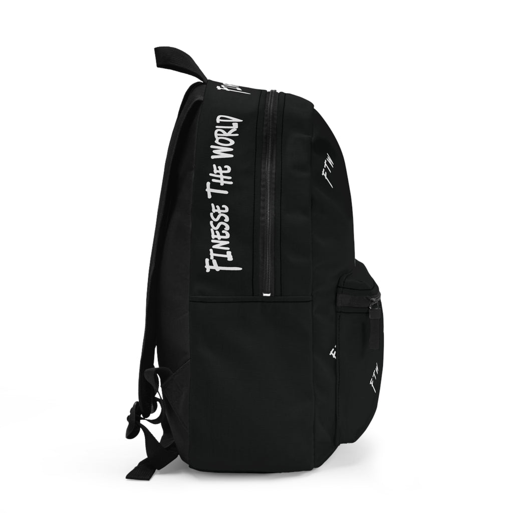 "Play The Long Game" Backpack - Black