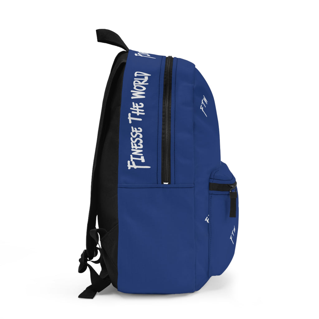 "Play The Long Game" Backpack - Blue