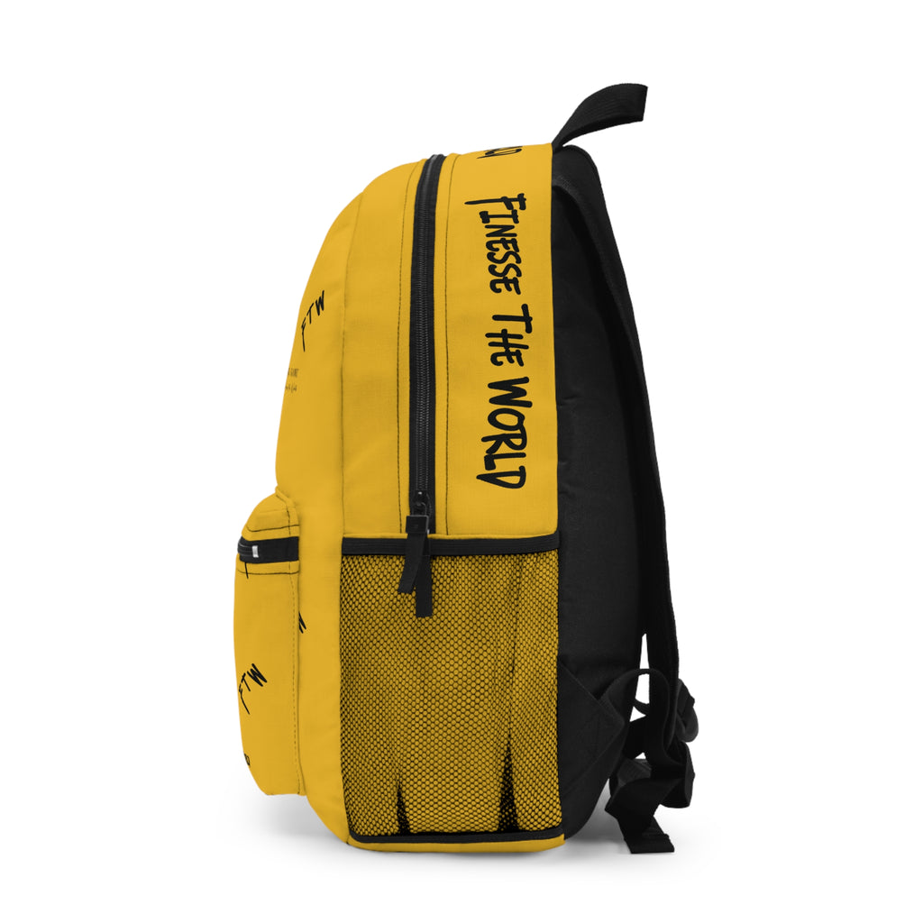"Play The Long Game" Backpack - Yellow