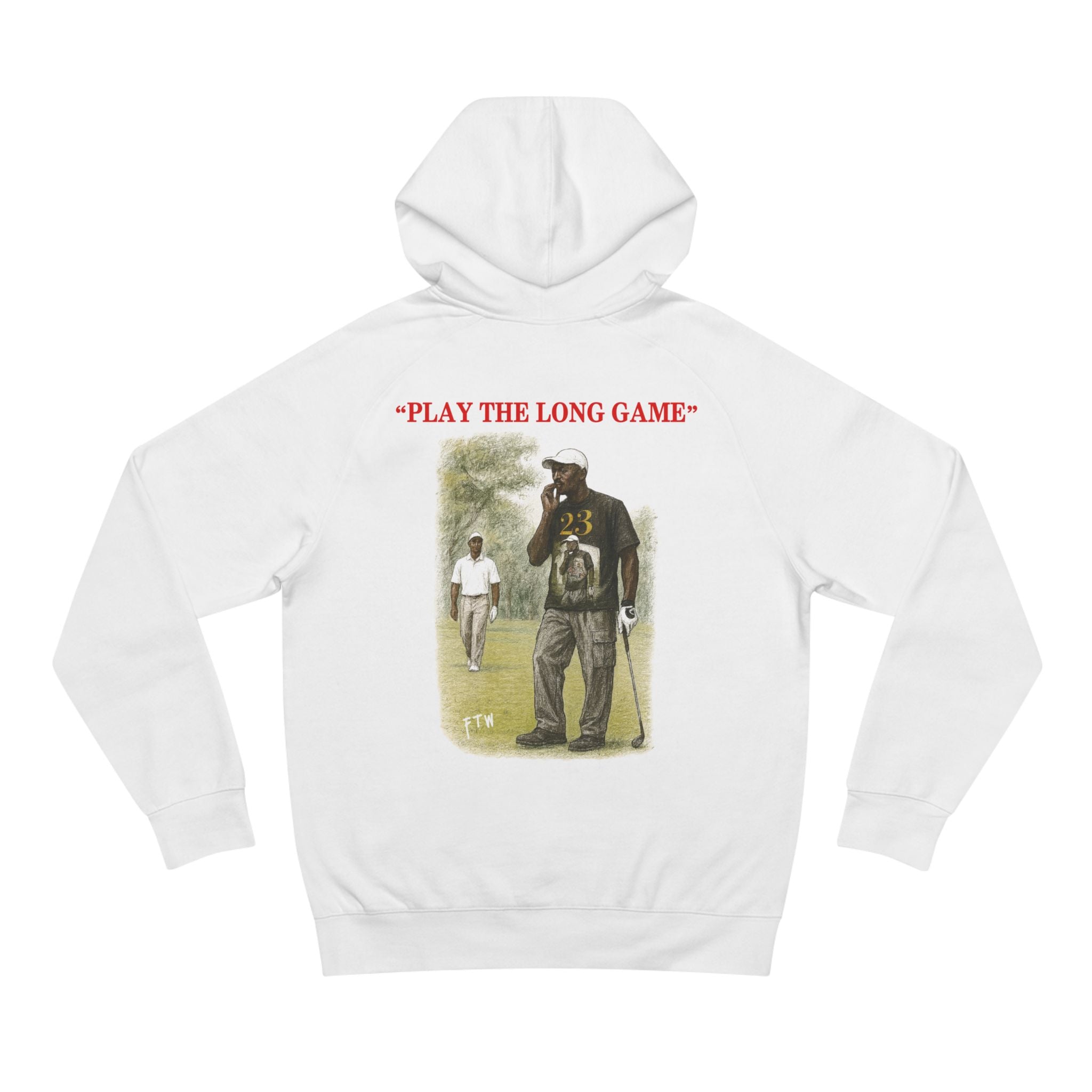 "Play The Long Game" Hoodie - White