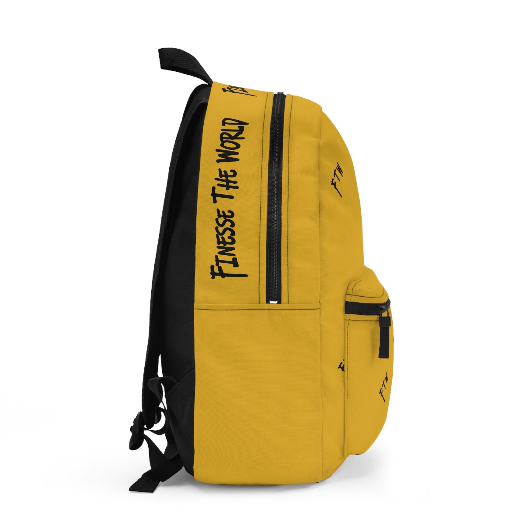"Play The Long Game" Backpack - Yellow