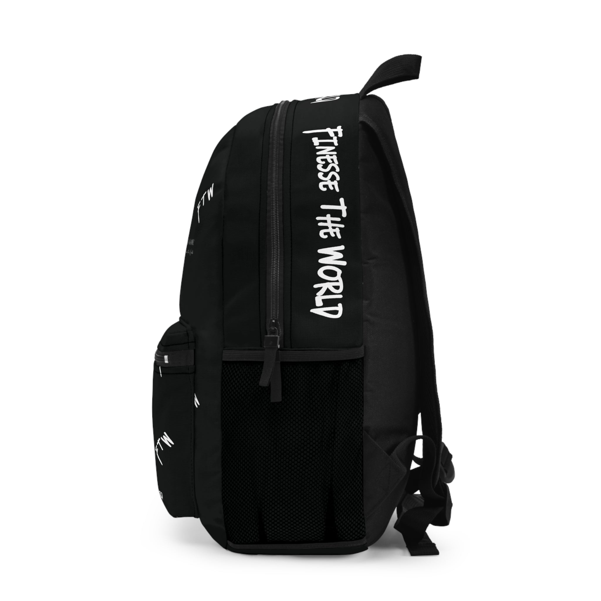 "Play The Long Game" Backpack - Black